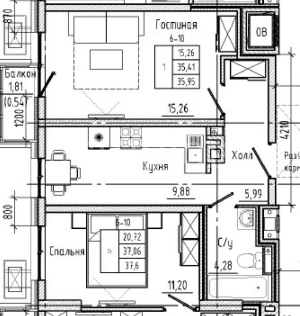 Квартира на продажу в Ростове-на-Дону, улица Нансена, 109 фото №0