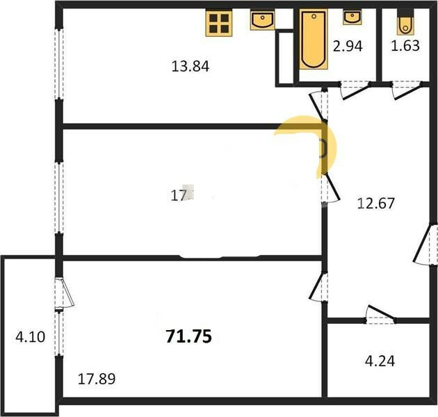 Квартира на продажу в Ростове-на-Дону, улица Оганова, 20с5 фото №3